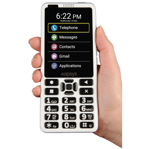 Kapsys SmartVision 3 - smartphone / telefono cellulare accessibile parlante per ciechi ed ipovedenti
