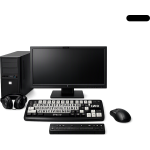 Computer fisso personalizzato per ciechi, non vedenti e ipovedenti.